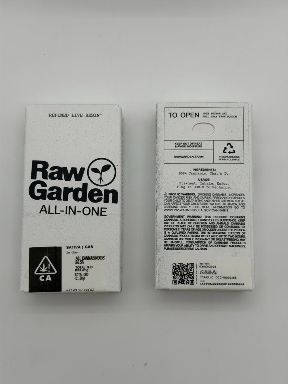 Raw Garden Disposable - Image 2