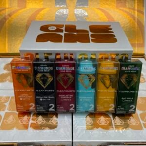 Alternative view of Clean Carts 2g liquid diamonds + live resin disposables
